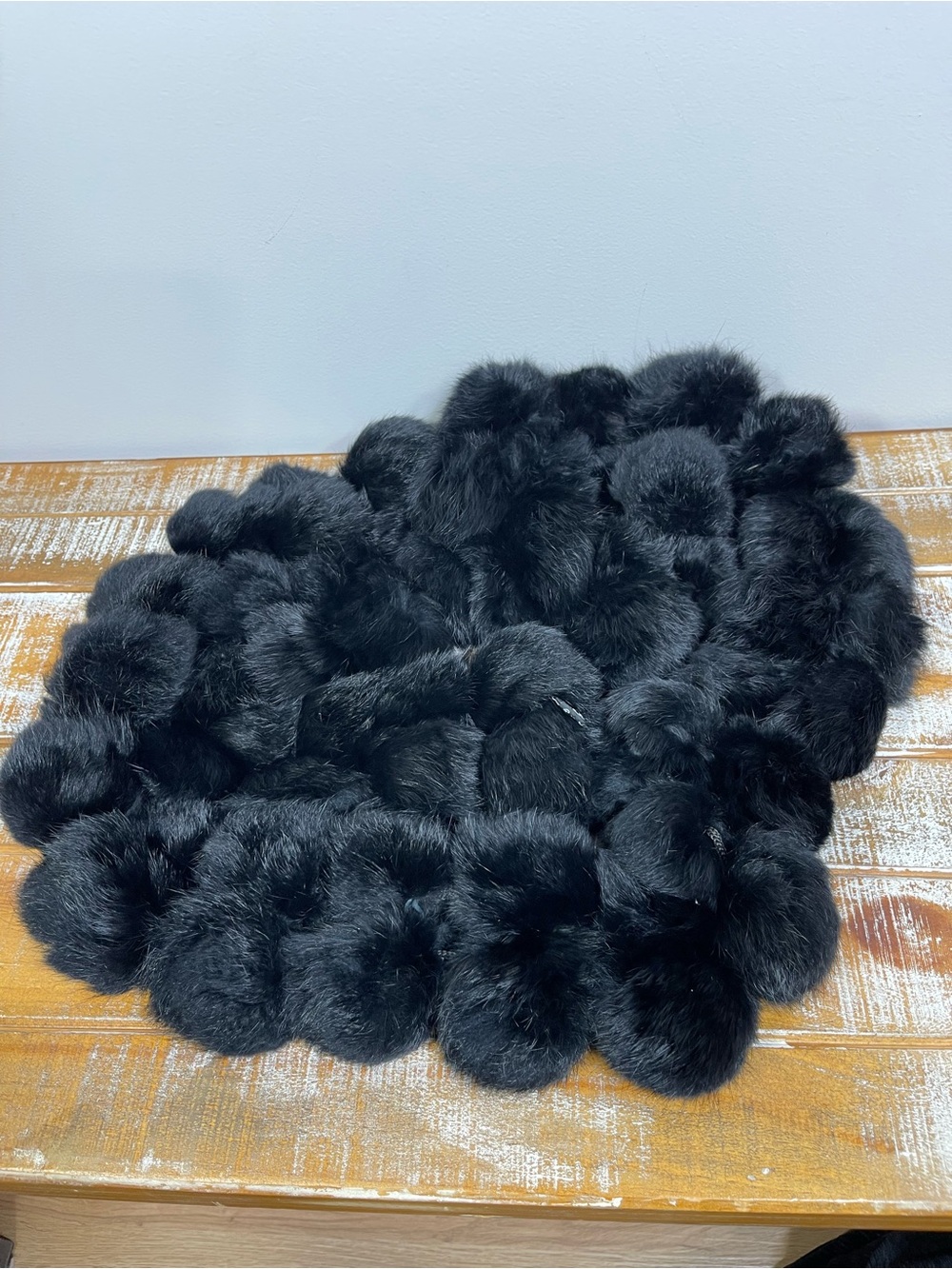Cajon Real Rabbit Fur Wrap/Scarf - Picture 5 of 8